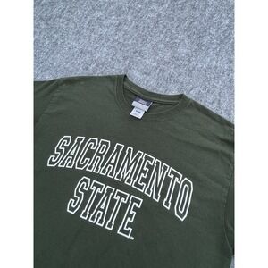 CSUS Sacramento Sac State Dark Green Cotton‎ T-shirt Size M